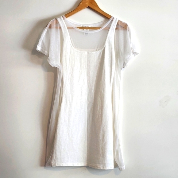 La Blanca White Swimsuit Coverup - Picture 1 of 5